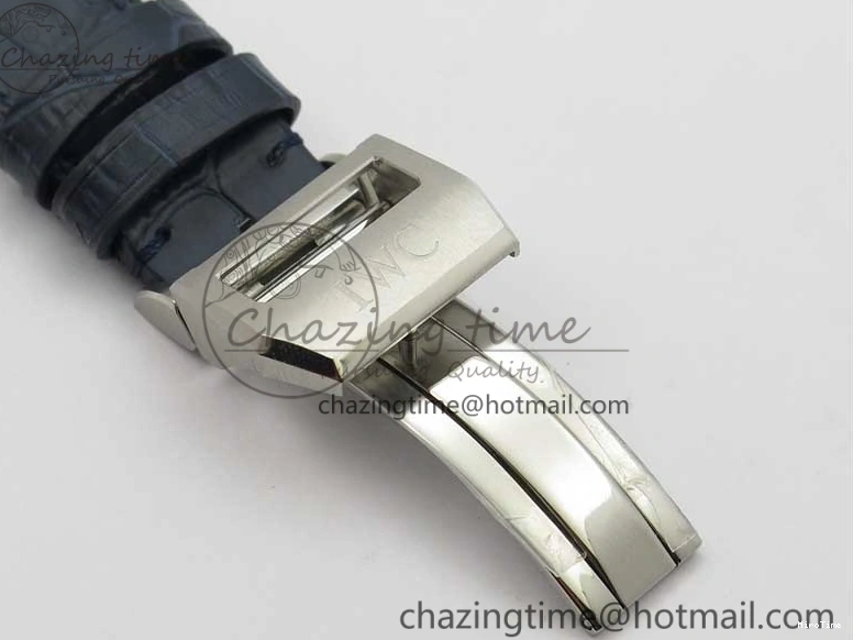 MIROTIME 0507 Supportive Big Pilot IW501008 “Boutique London” SS ZF Best Edition Blue Dial on Blue Leather Strap A 7106